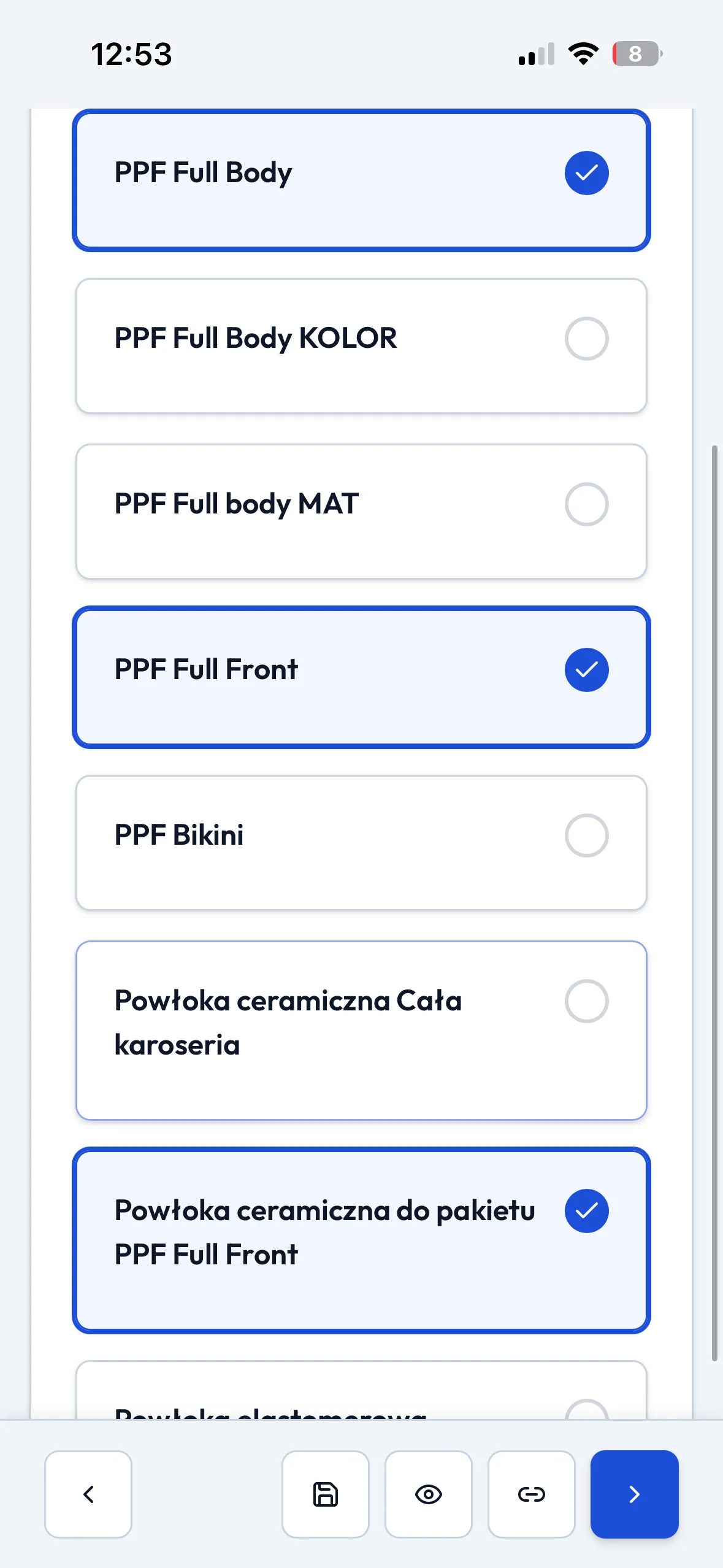 Generator ofert dla studia detailingu - tworzenie profesjonalnych ofert z wariantami cenowymi w kilka minut